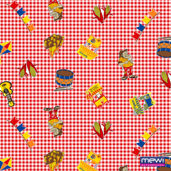 7020 – Festa Junina Vermelho